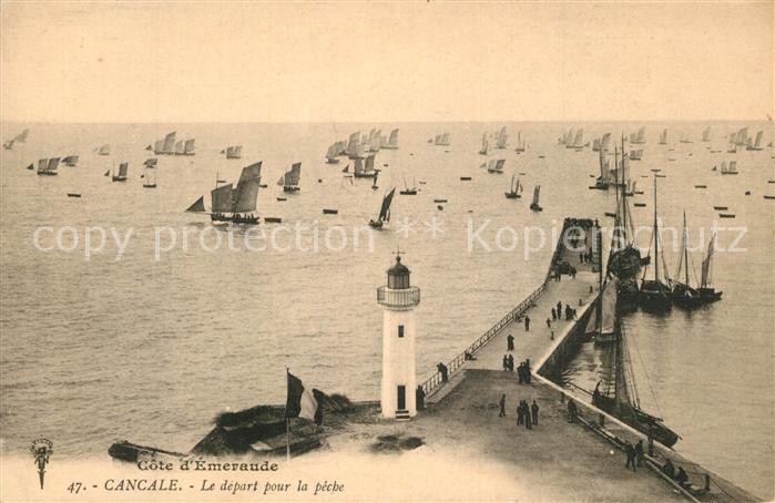 Cancale Le depart pour la P?che