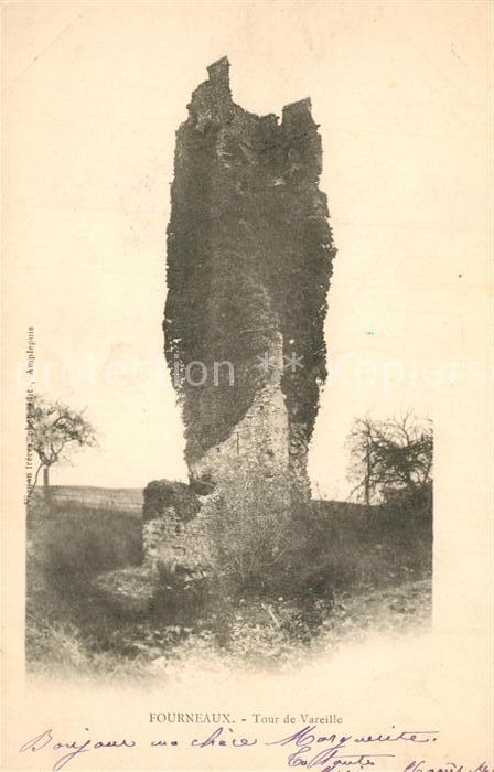 Fourneaux Loire Tour de Vareille Ruines