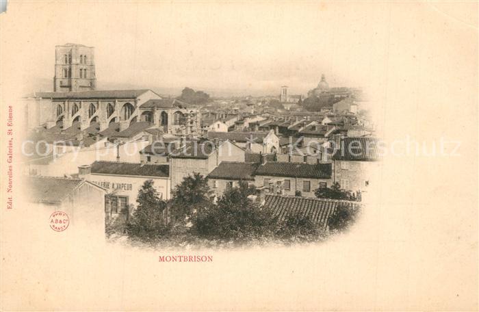 Montbrison Loire Panorama Eglise Notre Dame