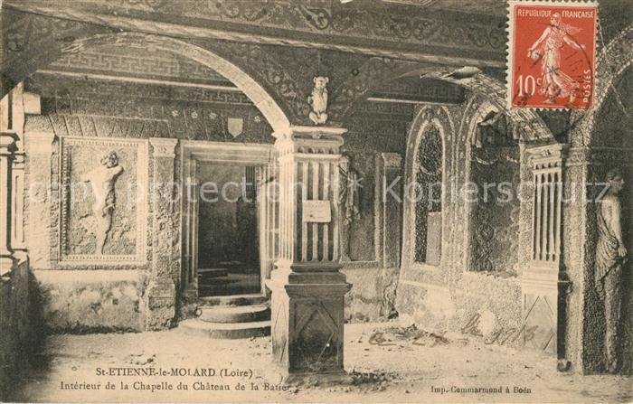 Saint-Etienne-le-Molard Intérieur de la Chapelle du Chateau de