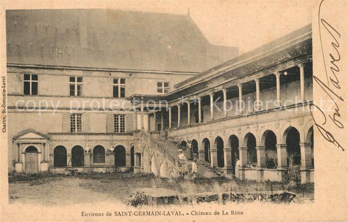 Saint-Germain-Laval Loire Chateau de la Bâtie
