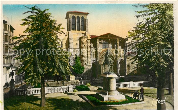 Saint-Etienne 42 Loire Square Jeanne d Arc Eglise XIVe siècle Monument