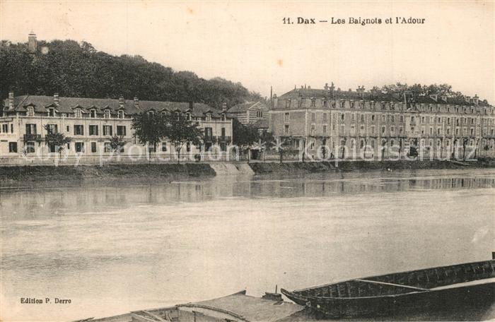 Dax Landes Les Baignots et l'Adour