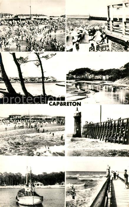 Capbreton Plage Canal Bourret Estacade Phare