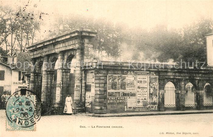 Dax Landes Fontaine d eau chaude