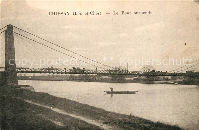 Chissay-en-Touraine Pont suspendu