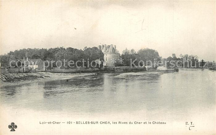 Selles-sur-Cher Les Rives du Cher et le Chateau