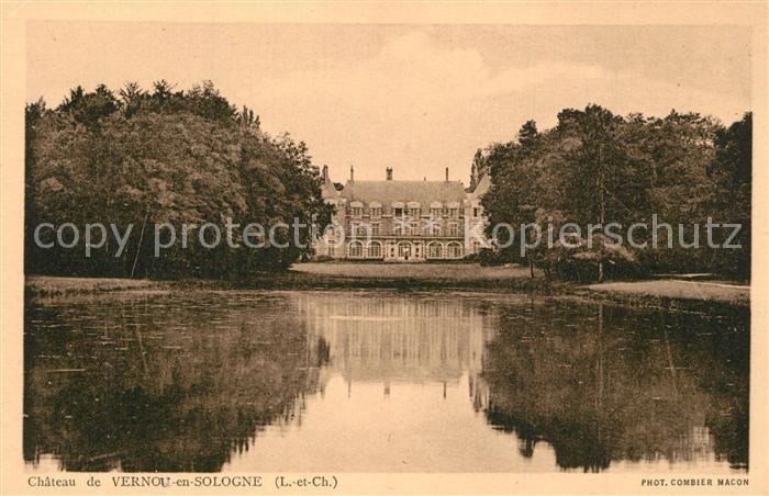 Vernou-en-Sologne Chateau Parc Etang