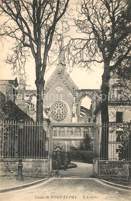 Pontlevoy Ecole Entrée