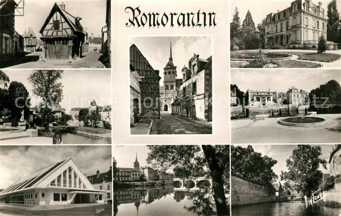 Romorantin-Lanthenay Carroir Doré Hotel de ville Jardin public Sous-Prefecture E