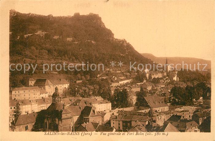 Salins-les-Bains Vue Generale et Fort Belin