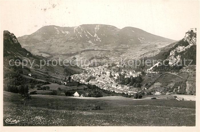 Salins-les-Bains Vue Generale et les deux Forts Paysage