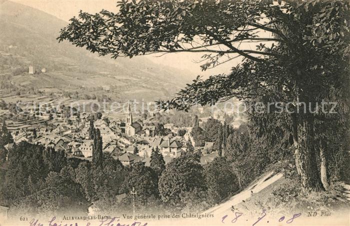 Allevard les Bains Isere Vue Generale prise des Châtaigniers