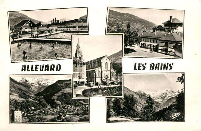 Allevard les Bains Isere Piscine Etablissement Thermal Place Eglise Glacier du G