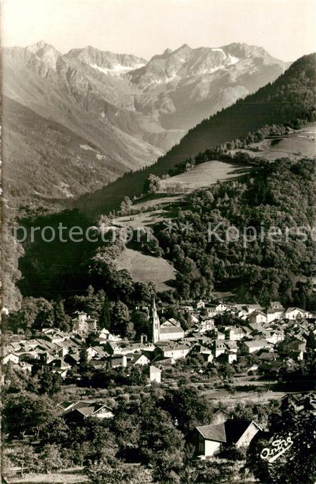 Allevard les Bains Isere Vue Generale et Glacier du Gleyzin Alpe