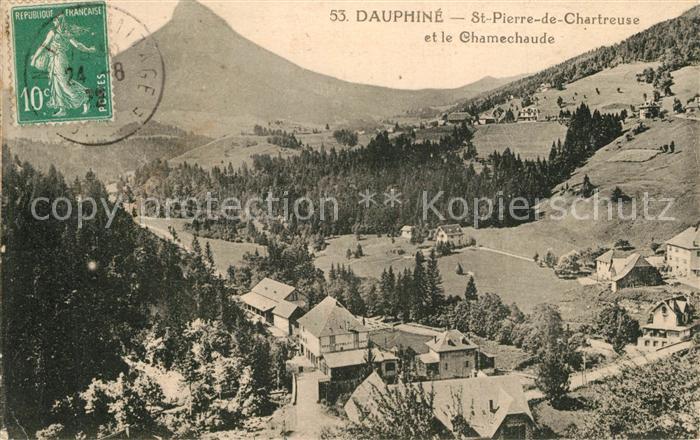 Saint-Pierre-de-Chartreuse Panorama et le Chamechaude Alpes