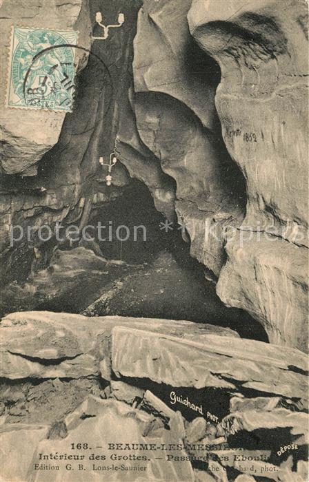 Baume-les-Messieurs Intérieur des Grottes