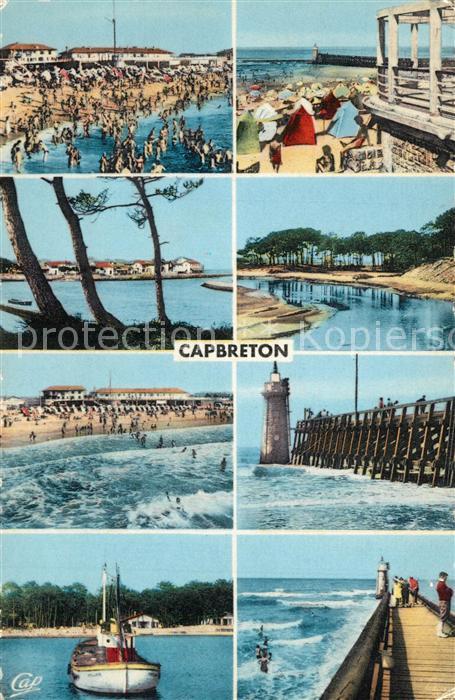 Capbreton Plage Canal Bourret Estacade