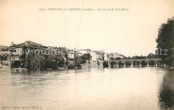 Grenade-sur-l Adour Sur les bords de l'Adour Pont