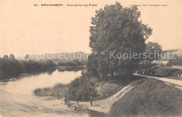 Orchamps Jura Vue prise du pont