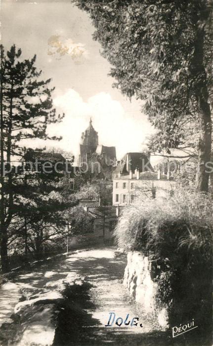 Dole Jura Collégiale vue du cours Saint Mauris