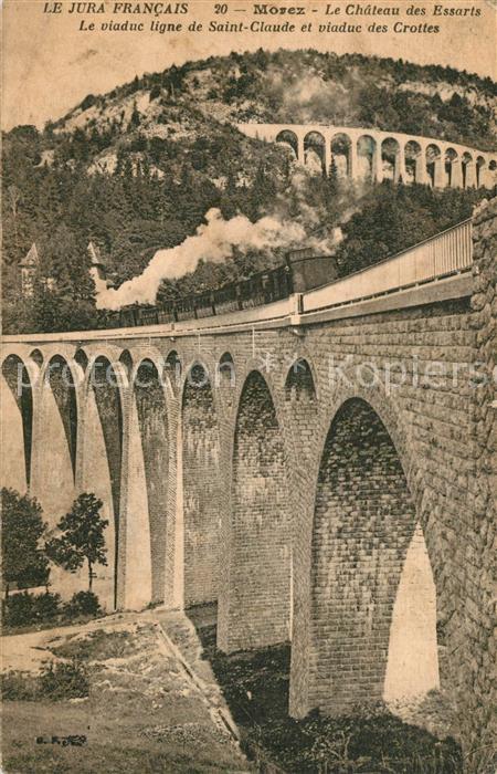 Morez Chateau des Essarts Viaduc Chemin de fer