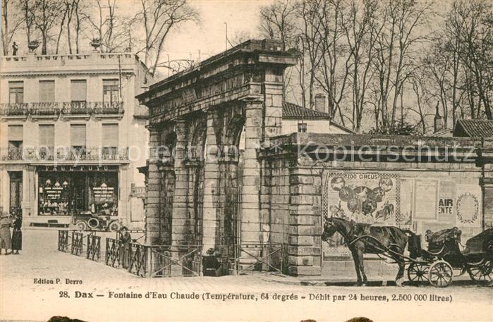 Dax Landes Fontaine d_eau chaude