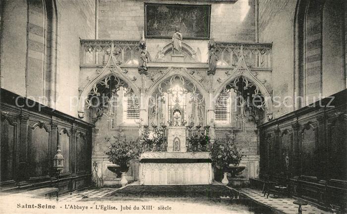 Saint-Seine-l Abbaye Eglise Jubé du XIIIe siècle