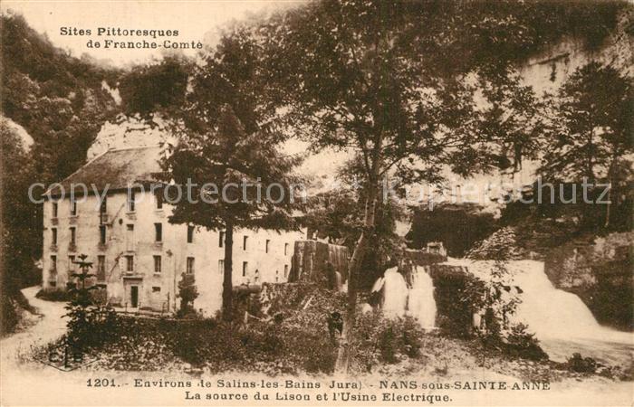 Nans-sous-Sainte-Anne Source du Lison Usine Electrique