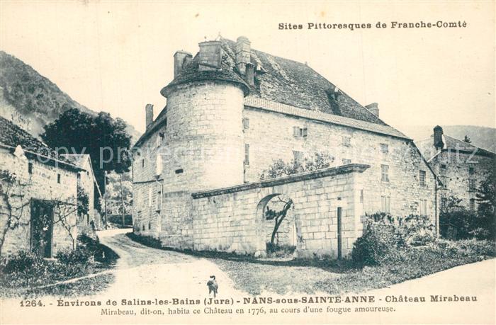 Nans-sous-Sainte-Anne Chateau Mirabeau