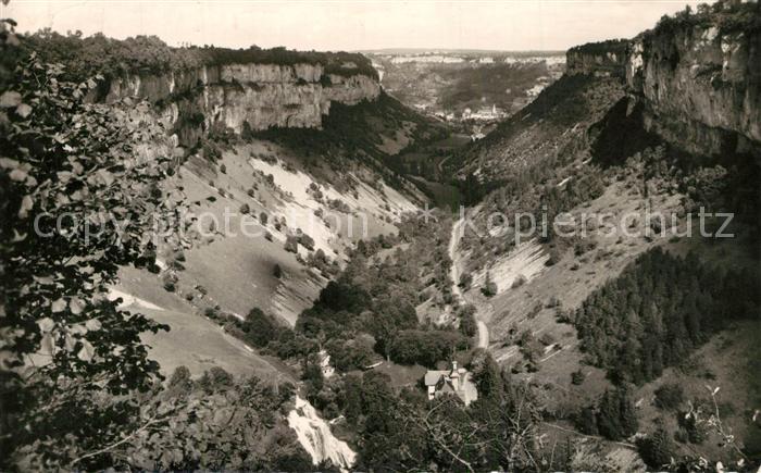 Lons-le-Saunier Jura Vallee de Baume les Messieurs vue du Belvedere de Crancot