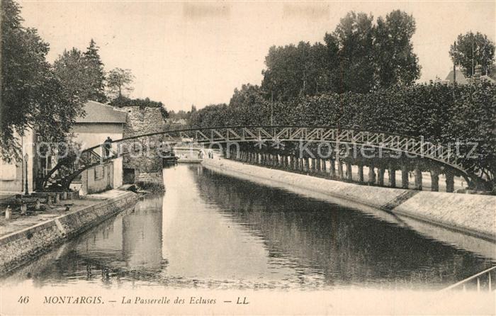 Montargis Loiret La Passerelle des Ecluses