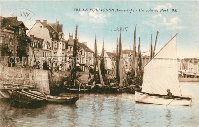 Le Pouliguen Un coin du port bateaux de pêche