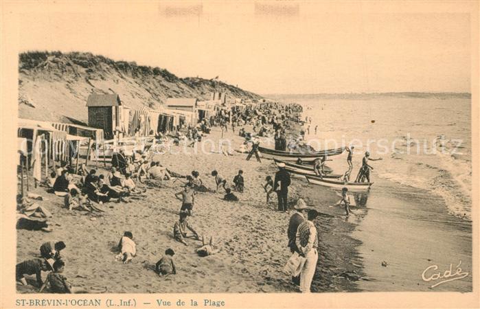 Saint-Brevin-l Ocean Loire Atlantique Vue de la plage