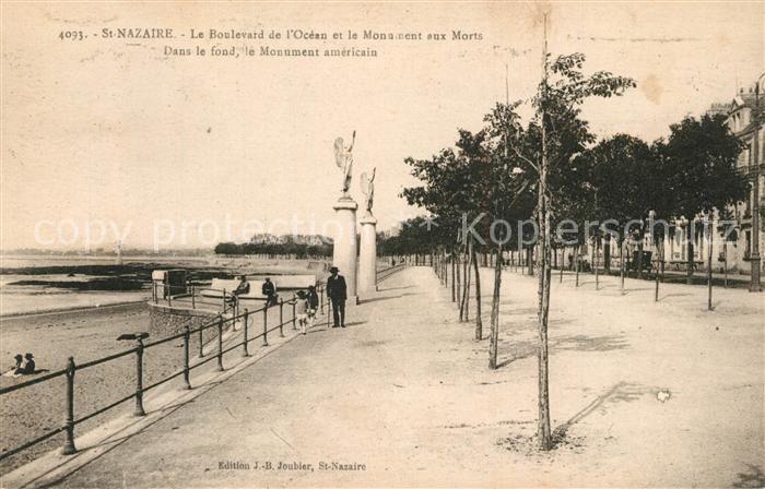 Saint-Nazaire Loire-Atlantique Boulevard de l'Océan Monument aux Morts