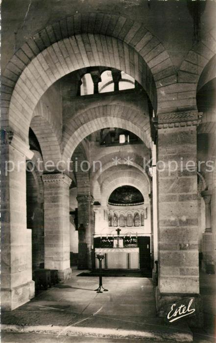 Germigny-des-Pres Eglise Intérieur de la Tour Lanterne Abside orientale IXe sièc