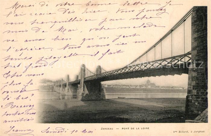 Jargeau Loiret Pont de la Loire