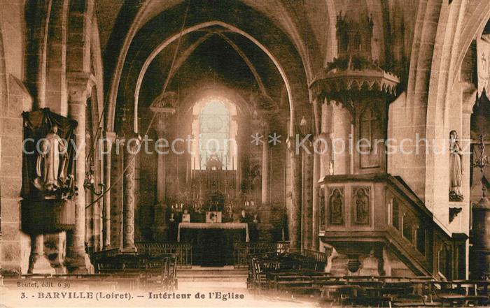 Barville-en-Gatinais Intérieur de l'Eglise