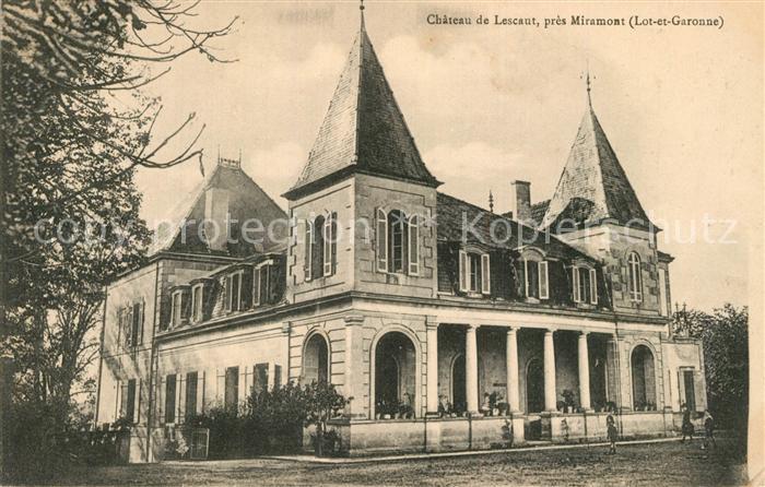 Miramont-de-Guyenne Chateau de Lescaut