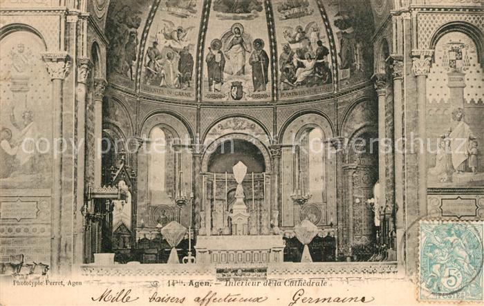 Agen Lot et Garonne Intérieur de la Cathedrale