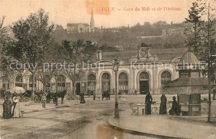 Agen Lot et Garonne Gare du Midi et de l'Orléans
