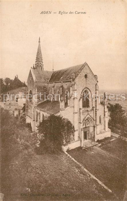 Agen Lot et Garonne Eglise des Carmes
