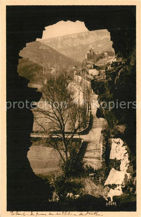 Cabrerets Les Quais vus du Chateau du Diable