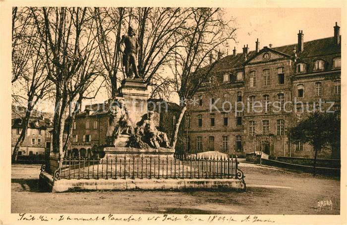 Saint-Cere Monument Canrobert Statue