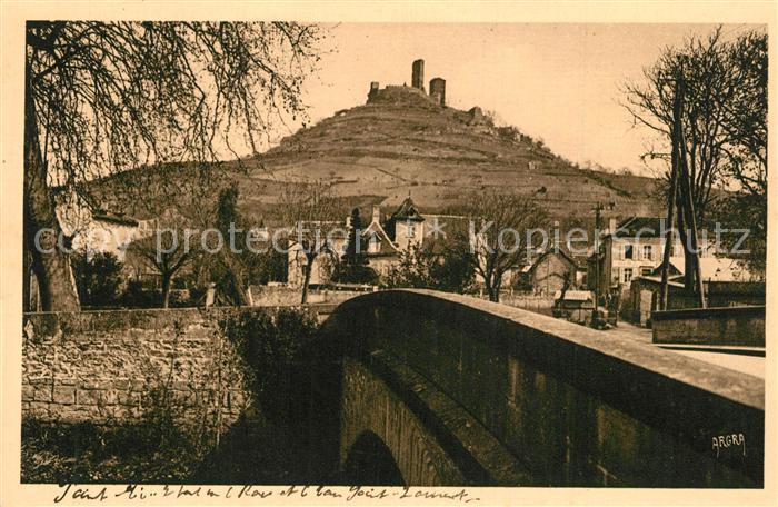Saint-Cere Pont sur la Bave et Tours Saint Laurent