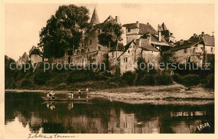 Carennac Vue d ensemble du Chateau