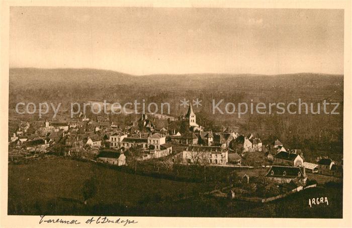 Carennac Vue Generale et Plaine de la Dordogne