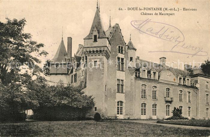 Doue-la-Fontaine Chateau de Maurepart