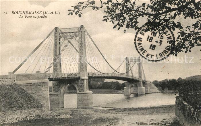 Bouchemaine Pont suspendu sur la Loire