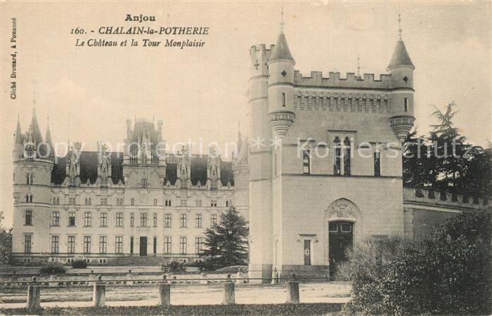 Chalain la Potherie Chateau et Tour Monplaisir